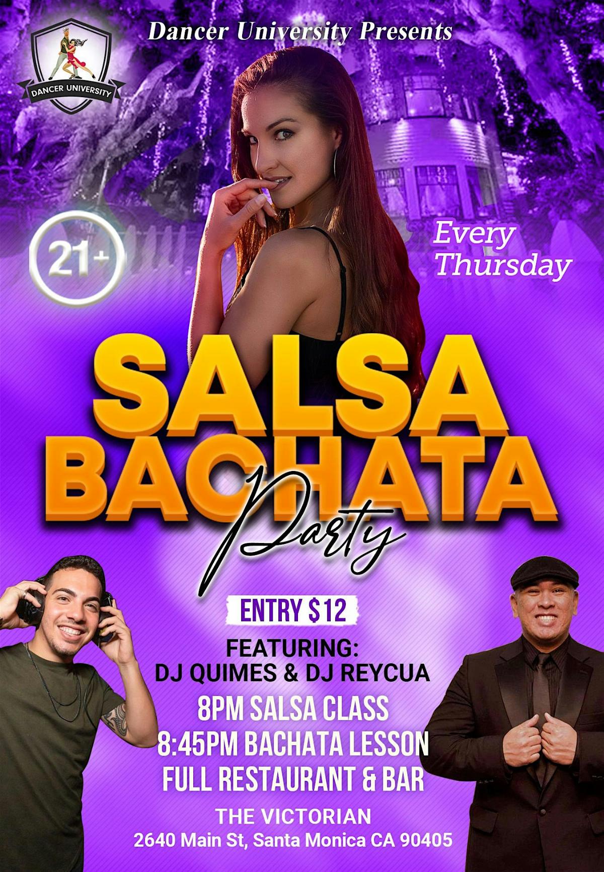 Salsa & Bachata at the Victorian