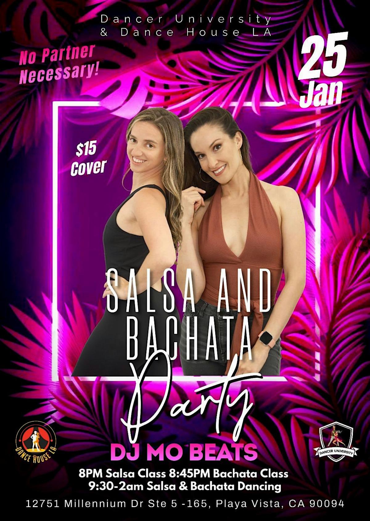 Salsa and Bachata Night at Joliet in Playa Vista