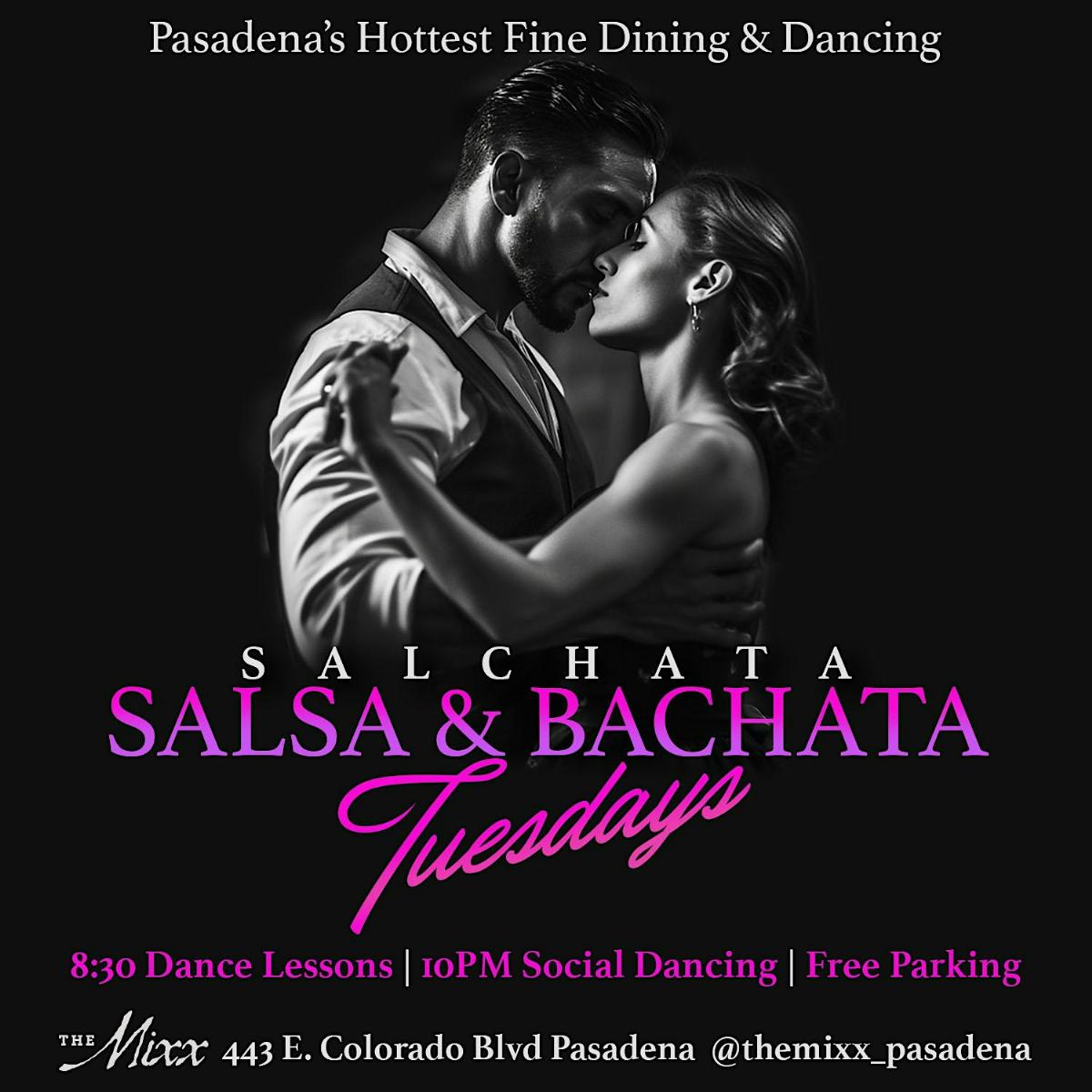Tuesday Night Salsa & Bachata Social Dancing & Dance Lessons