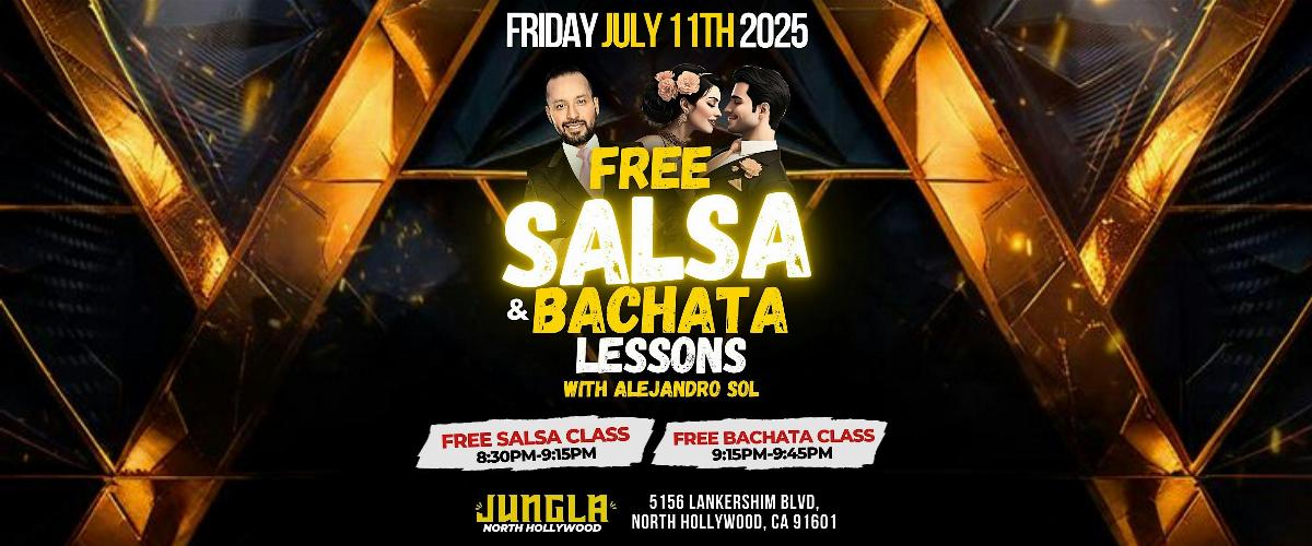 FREE SALSA & BACHATA CLASS | JUNGLA NORTH HOLLYWOOD!.