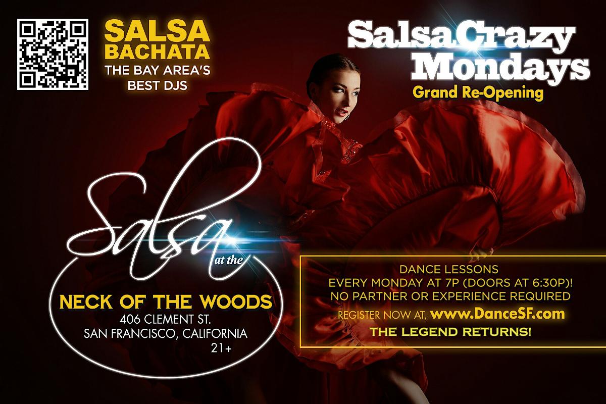 Salsa Dance Classes and Salsa and Bachata Dancing - SalsaCrazy Mondays