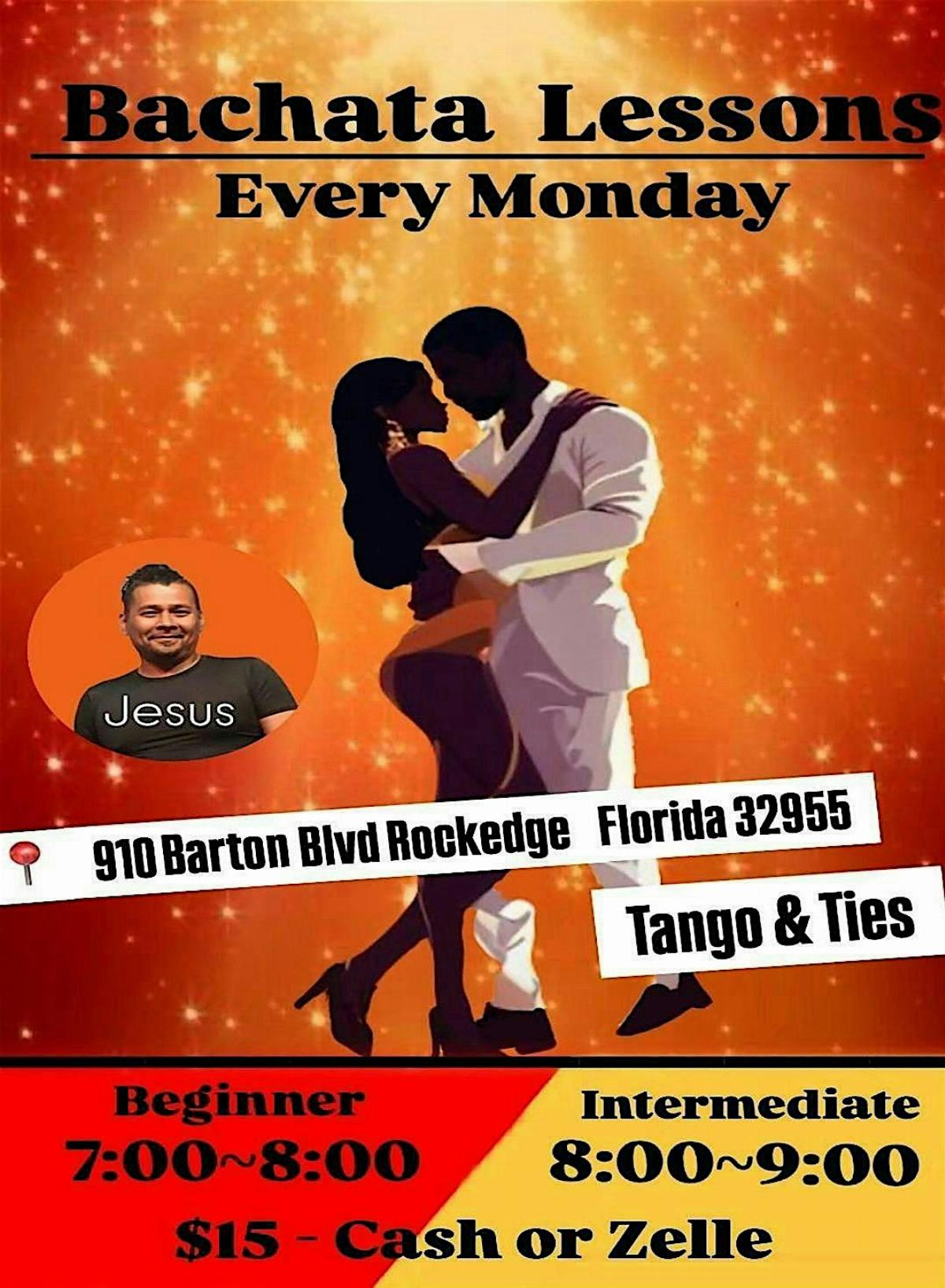Intermediate / Advanced Bachata with Jesus : 8PM – 9PM