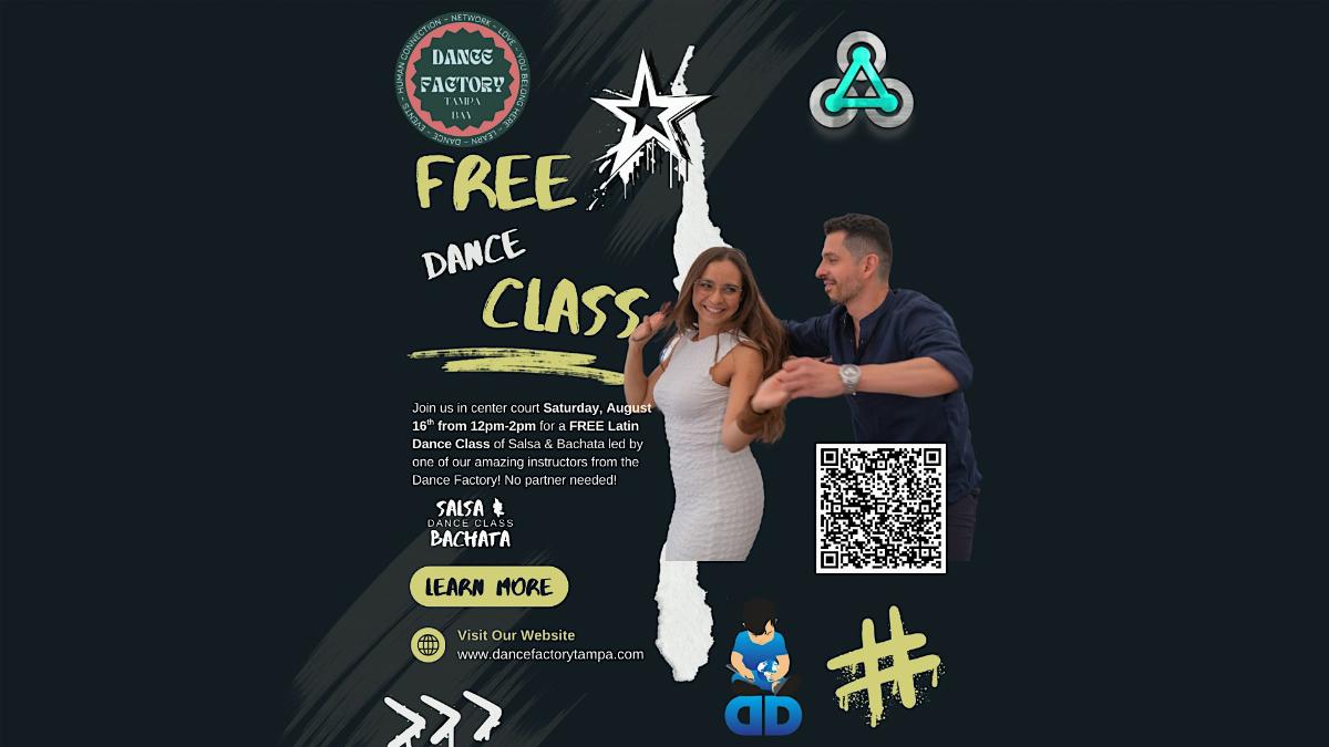 Free Latin Dance Class at Westshore Plaza Mall in Center Court!