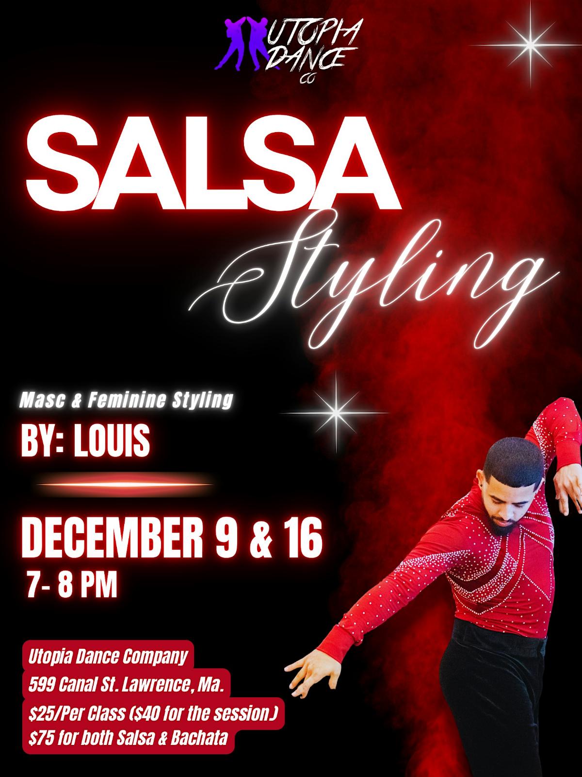 SALSA AND/OR BACHATA WORKSHOP SERIES