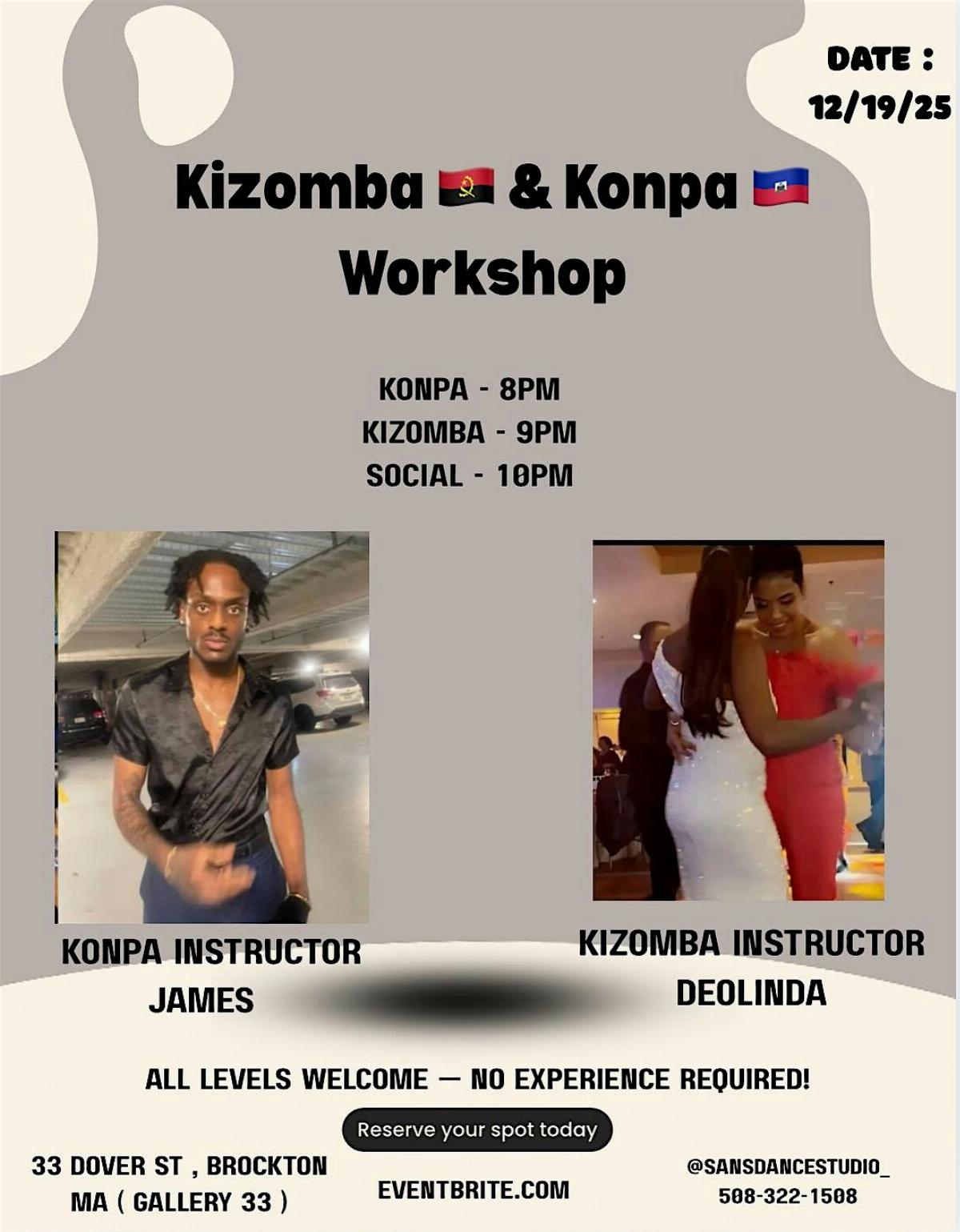 Kizomba & Konpa Workshop