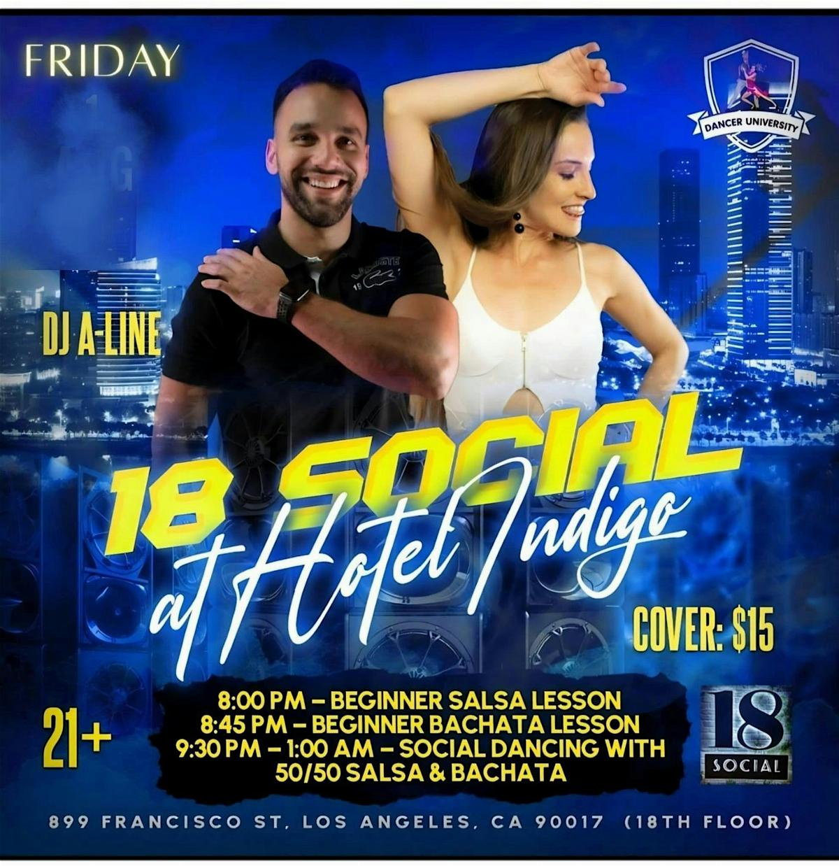 Salsa and Bachata at 18 Social