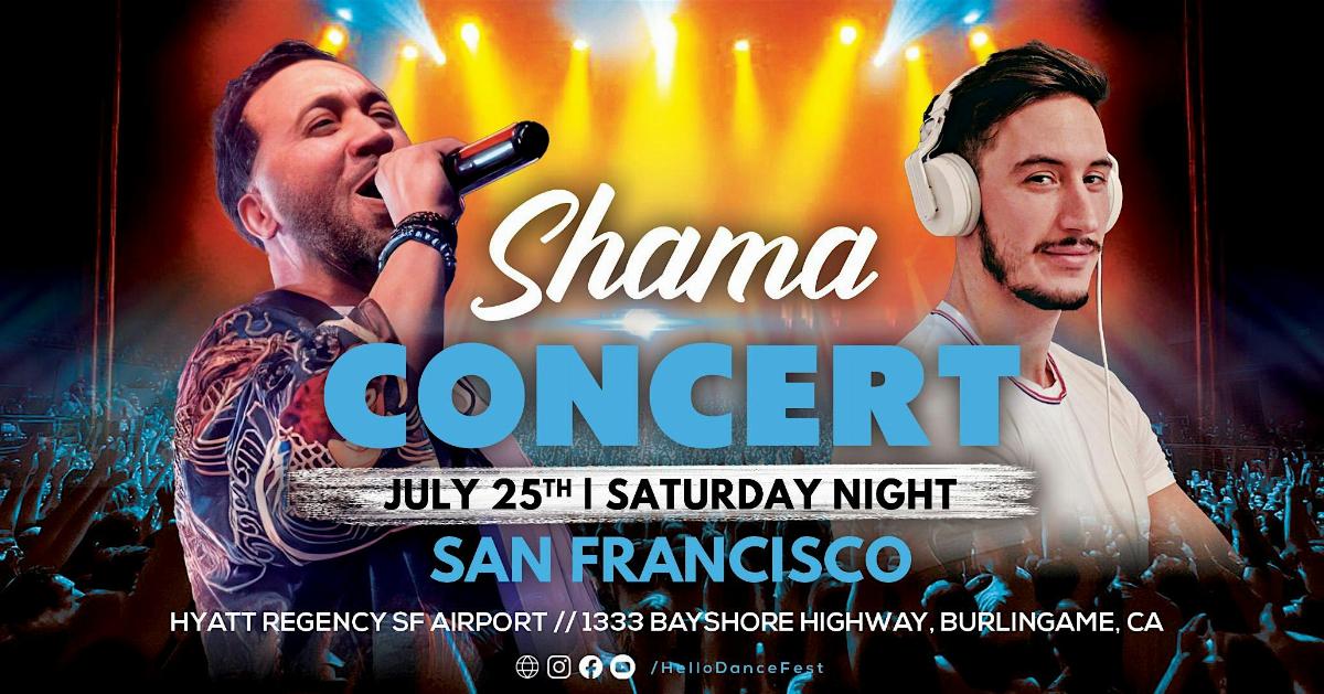 Bachata: SHAMA in Concert (Saturday Night, July 25) + DJ Tronky